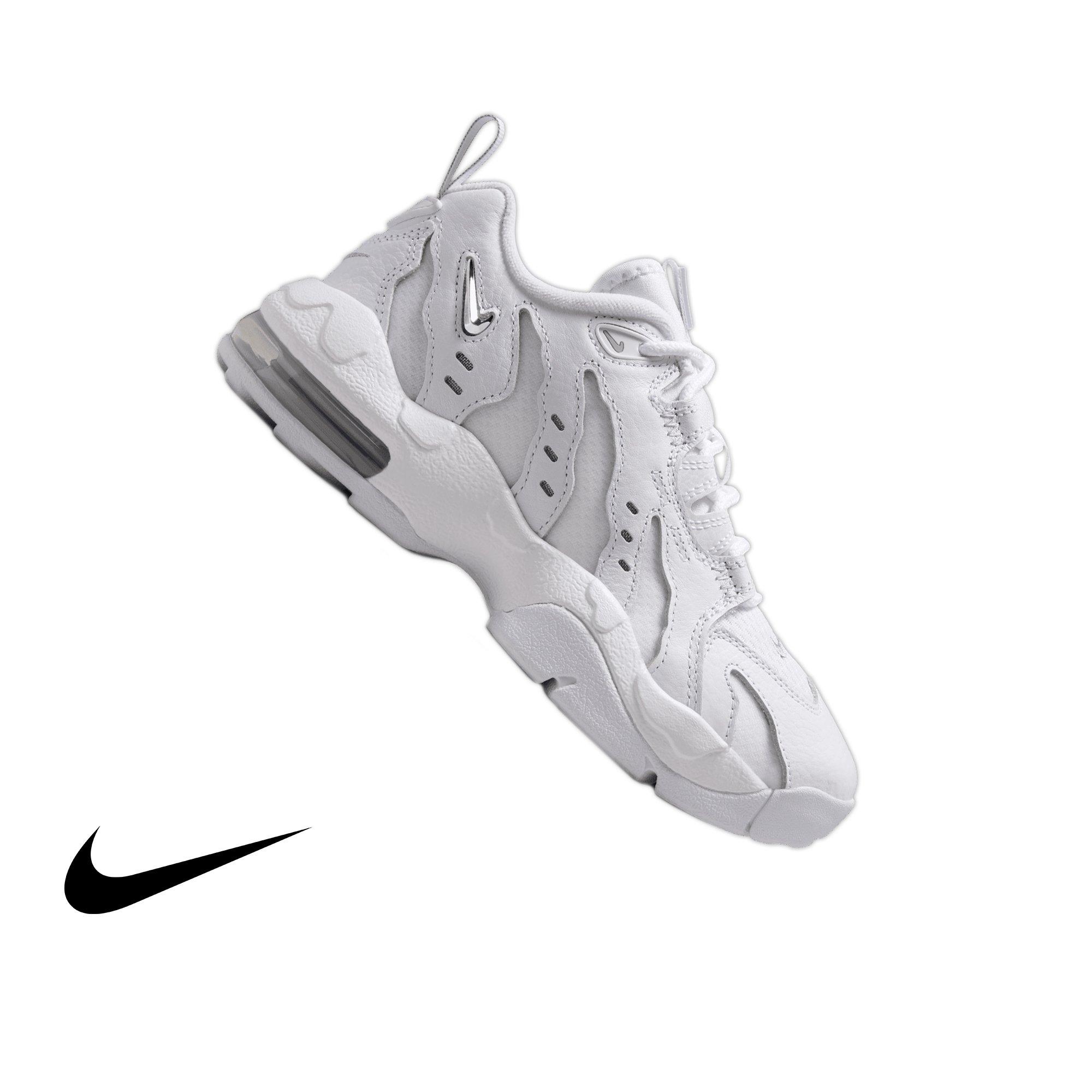Nike Air DT Max '96 Low "White/Metallic Silver" Grade School Kids' Shoe - WHITE/METALLIC SILVER